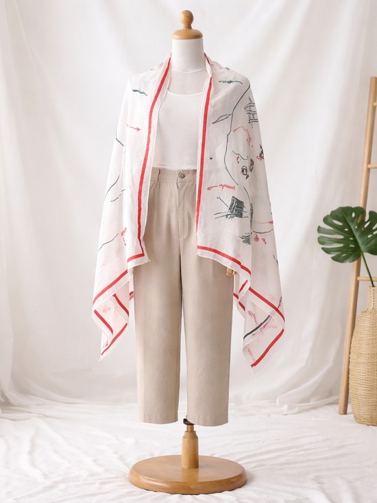 Old Navy Accessories - Old Navy Vintage New York City Map Design Large 38x73 Scarf/Wrap NWT Statement